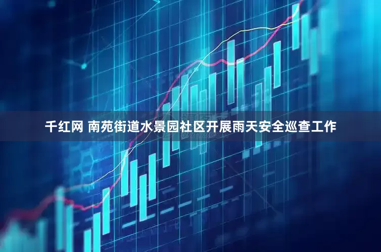千红网 南苑街道水景园社区开展雨天安全巡查工作